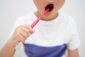 ハミガキが嫌いな息子の楽しみ